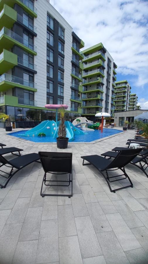 Apartament Melissa Beach Resort Pool & Spa Mamaia-Nord นาโวดาริ ภายนอก รูปภาพ