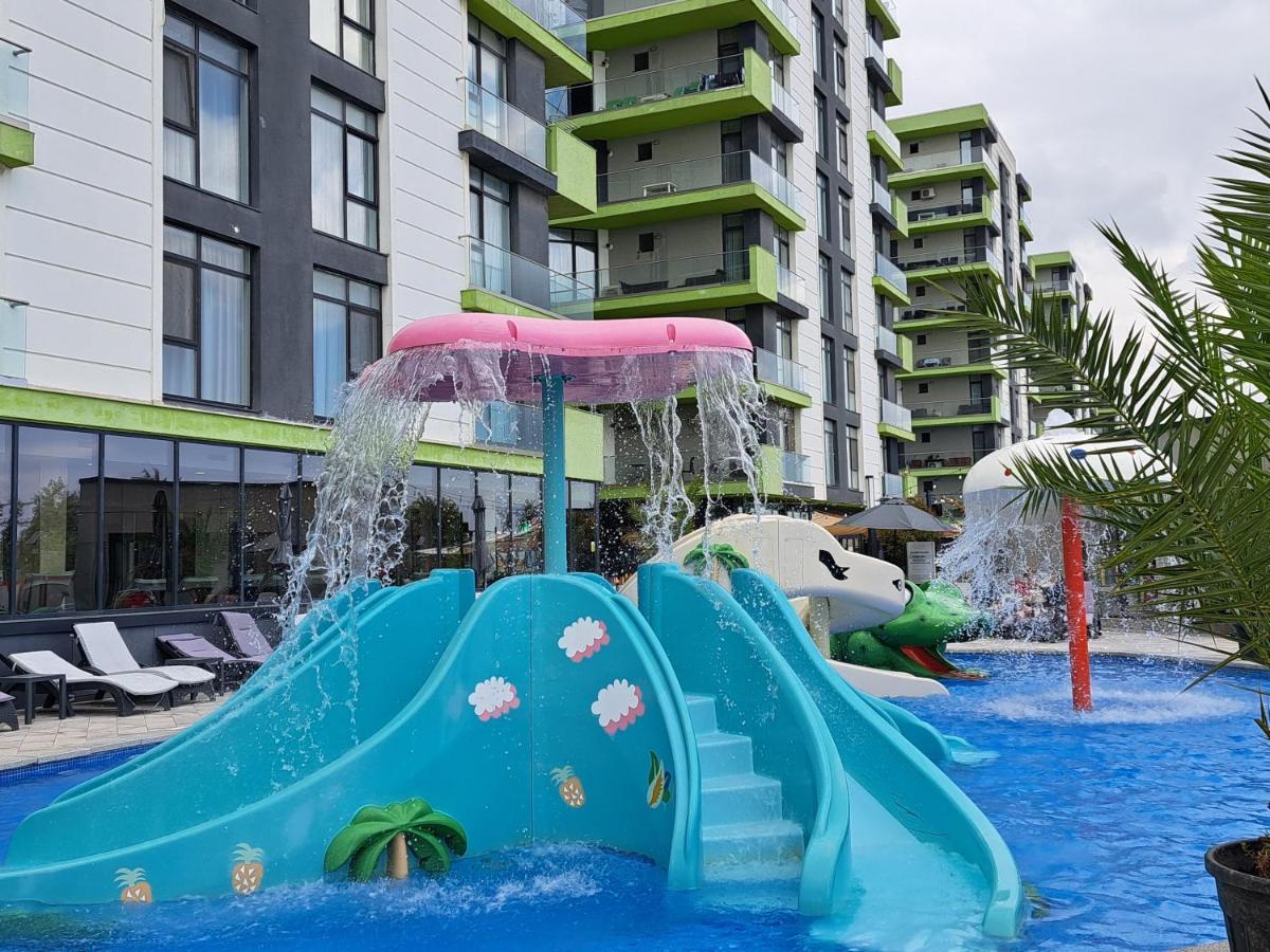 Apartament Melissa Beach Resort Pool & Spa Mamaia-Nord นาโวดาริ ภายนอก รูปภาพ