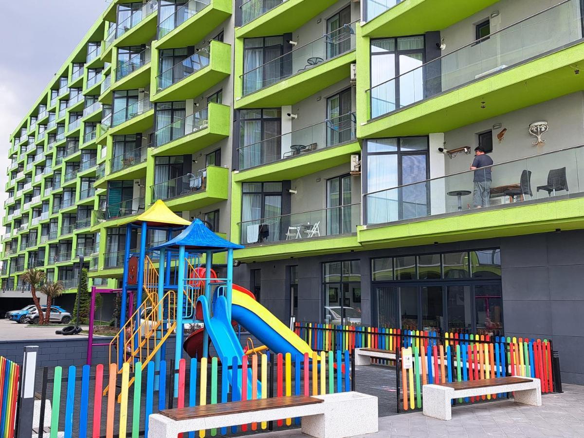 Apartament Melissa Beach Resort Pool & Spa Mamaia-Nord นาโวดาริ ภายนอก รูปภาพ
